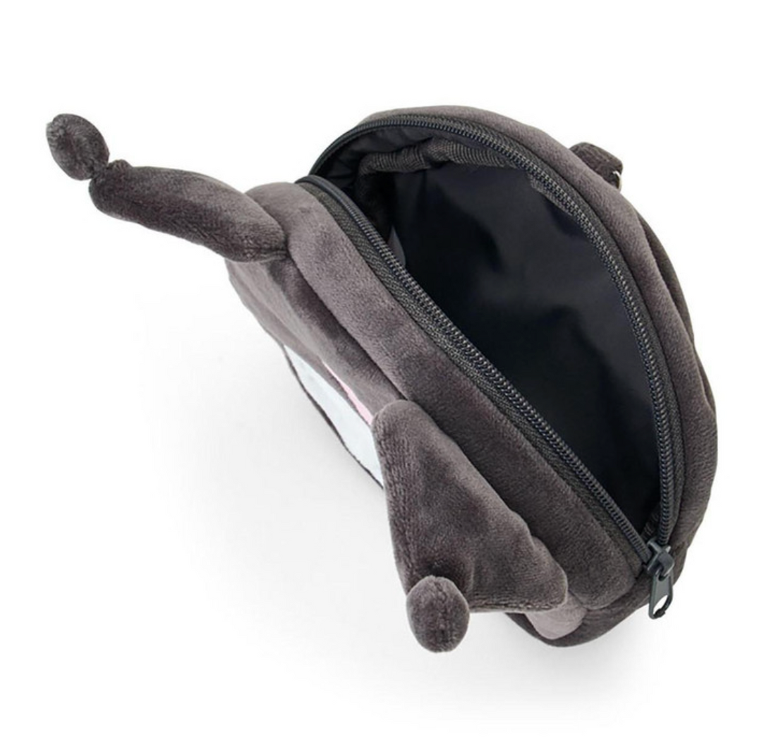 Sanrio Original Face-shaped Pass Case & Pouch - Kuromi