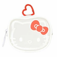 Sanrio Mascot Mini Pouch with Carabiner - Hello Kitty : Face