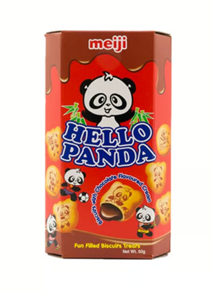 MEIJI Hello Panda Chocolate Cream Filled Biscuits 50G