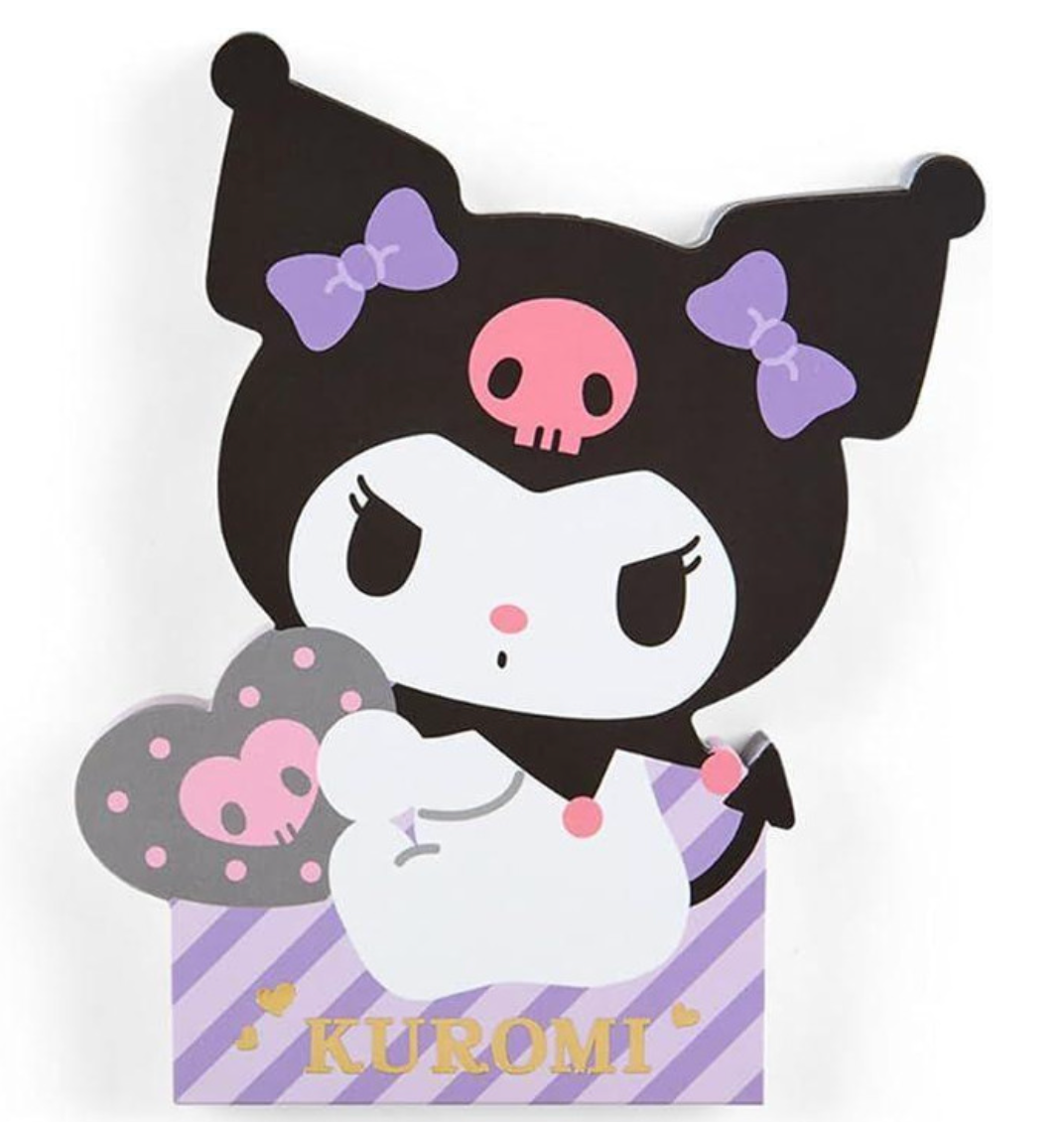 Sanrio Original Die-cut Memo - Kuromi