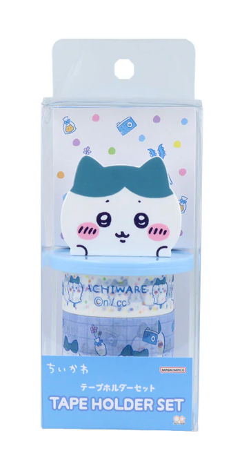 Chiikawa Decorative Masking Tape With Tape Holder (Hachiware)