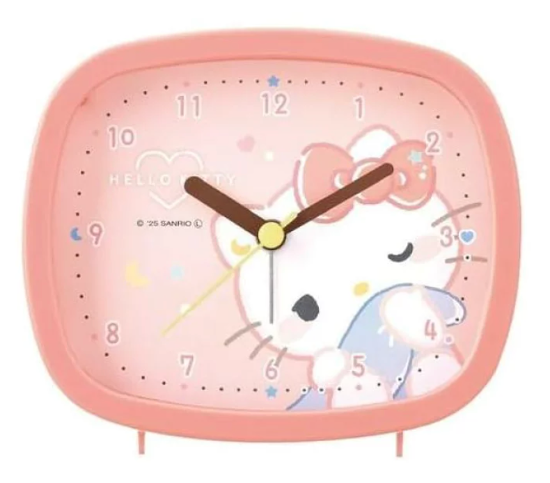Square Light Clock Hello Kitty