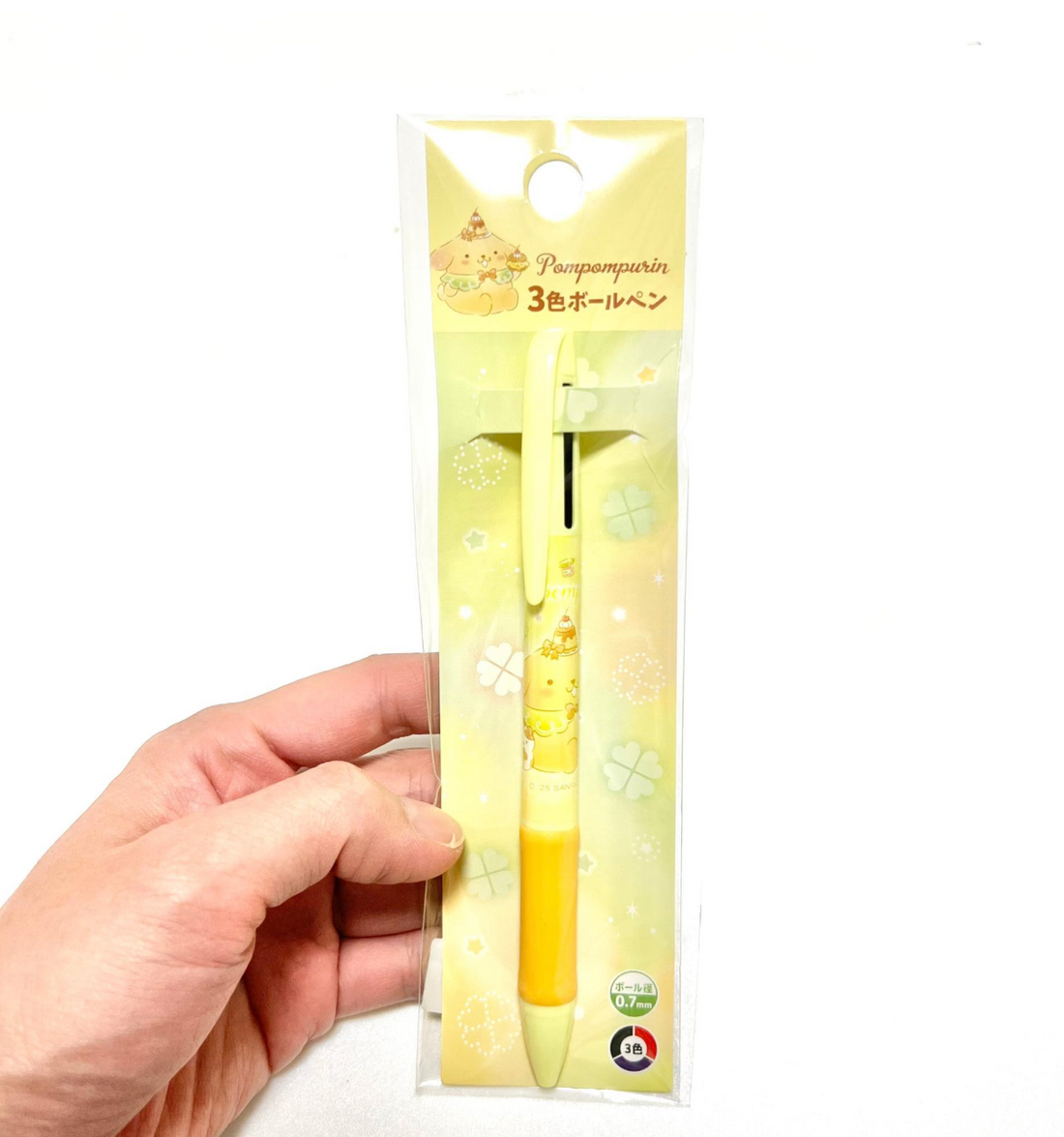 Sanrio 3 Color Multi Ball Pen - Pompompurin : Pudding Fairy