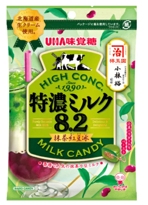UHA Matcha Red Bean Ice Candy 70g