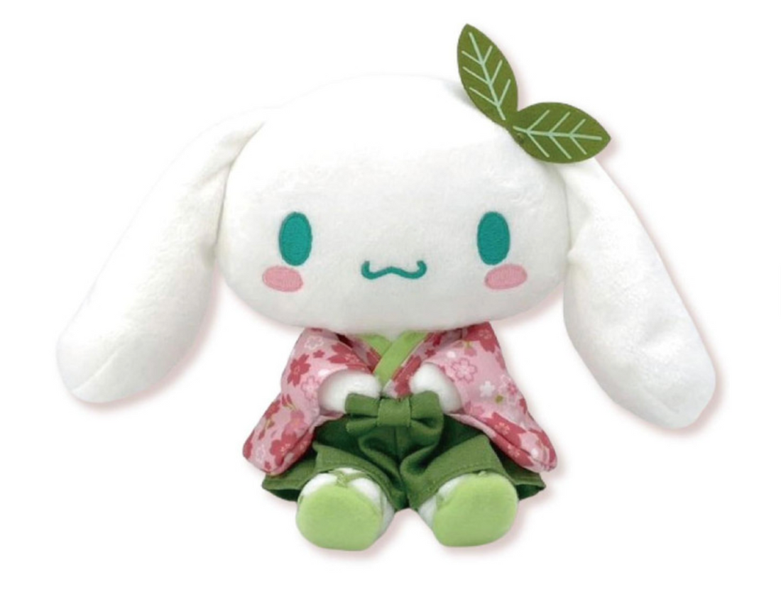 Sanrio Plush Toy - Cinnamoroll : Matcha Sakura Kimono