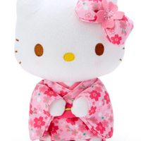 Sanrio Plush Toy - Hello Kitty : Sakura Kimono Pink