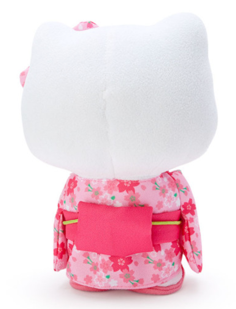 Sanrio Plush Toy - Hello Kitty : Sakura Kimono Pink