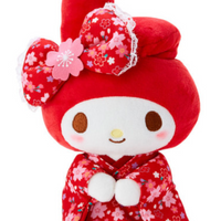 Sanrio Plush Toy (S) - My Melody : Sakura Kimono Red