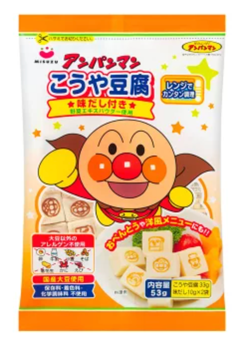 MISUZU ANPANMAN FREEZE DRIED TOFU 53G