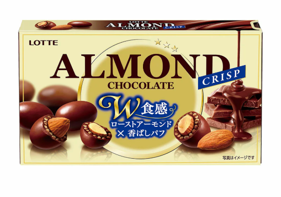 Lotte Almond Chocolate Chocolate 80G