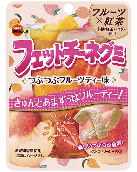 BOURBON Fettuccine Gummy Fruit Tea 47G