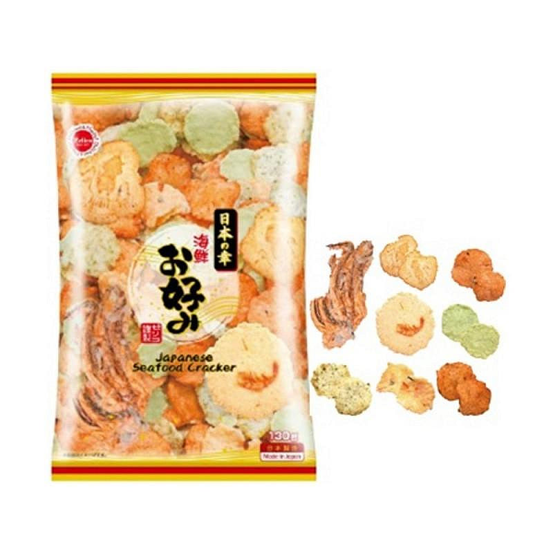 铃木 荣光堂海鲜饼干 130G