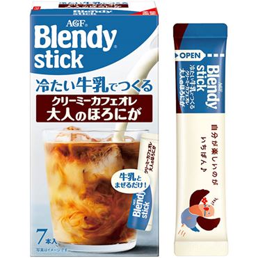 Ajinomoto AGF Blendy Stick Creamy Ice Caramel Cafe au Lait 7 sticks