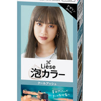 KAO Liese Prettia Bubble Hair Color Cool Ash LAW17