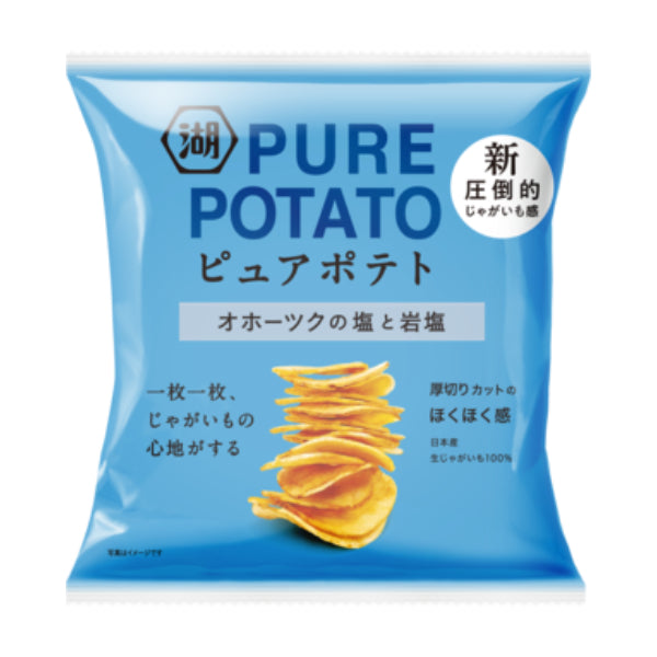 湖池屋 厚切薯片岩盐原味豆片 55g