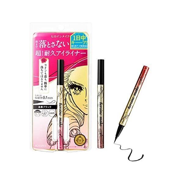 伊势半KissMe 花漾美姬 升级版超防水眼线液 #01 黑色