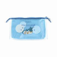 Mofusand Pen Pouch Pencil Case - Cat : Shark Blue Swim