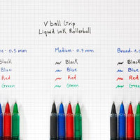 Pilot V Ball Grip 05 Liquid Ink Rollerball Pen Fine Black