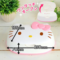 LEC Sanrio Hello Kitty wet tissue case & 99.9% water wet tissue