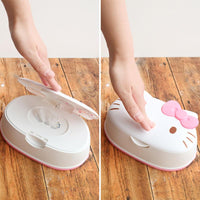 LEC Sanrio Hello Kitty wet tissue case & 99.9% water wet tissue