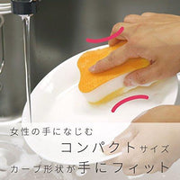 LEC Gekiochi-kun Kitchen Sponge Acrylic Non-Woven Cloth