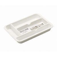INOMATA Plastic Cutlery Tray White