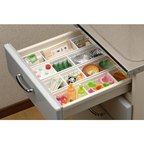 INOMATA 厨房抽屉整理收纳盒 白色