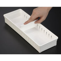 INOMATA Kitchen Tray Wide White