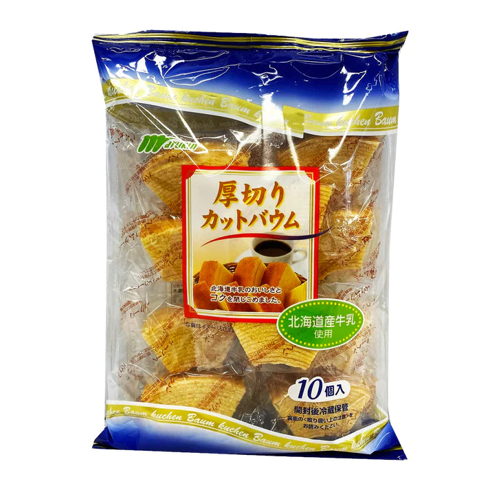 丸金 厚切北海道牛乳年輪蛋糕袋裝 10个装