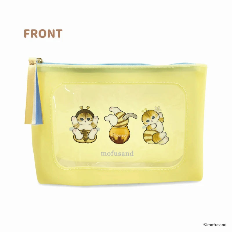 Mofusand Silicon Window Pouch - Cat : Bee Nyan
