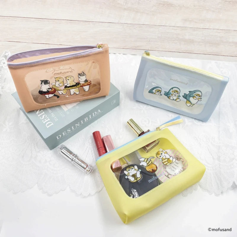 Mofusand Silicon Window Pouch - Cat : Bee Nyan