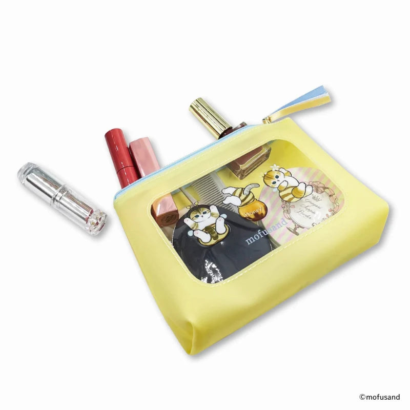 Mofusand Silicon Window Pouch - Cat : Bee Nyan