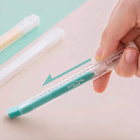 国誉WSG-ERCP1P细细擦 糖果色推动式橡皮擦 粉色