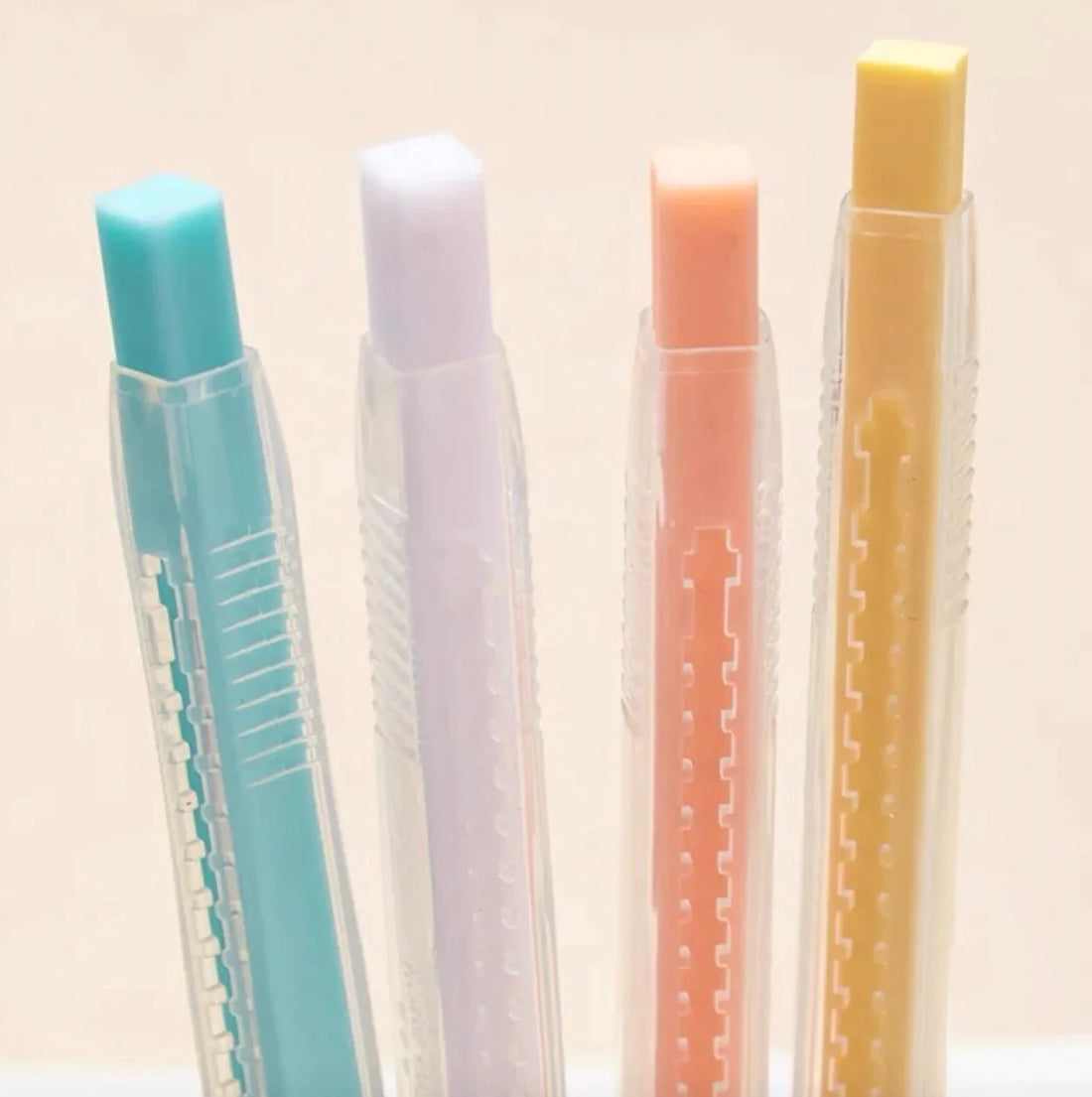 国誉WSG-ERCP1P细细擦 糖果色推动式橡皮擦 粉色