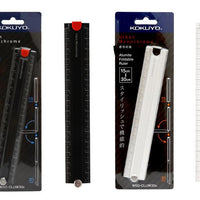 国誉 折叠式铝制直尺 (黑) 30cm WSG-CLUW30D