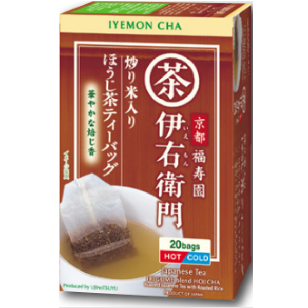 IYEMON Irigome Iri Houjicha Tea Bag 40G HIFUMI