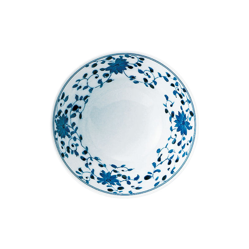 DAITOUA 靛蓝阿拉伯式花纹边缘 碗