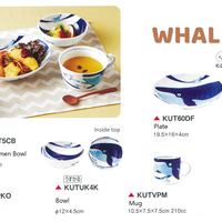 DAITOUA 鲸鱼汤姆 儿童拉面碗