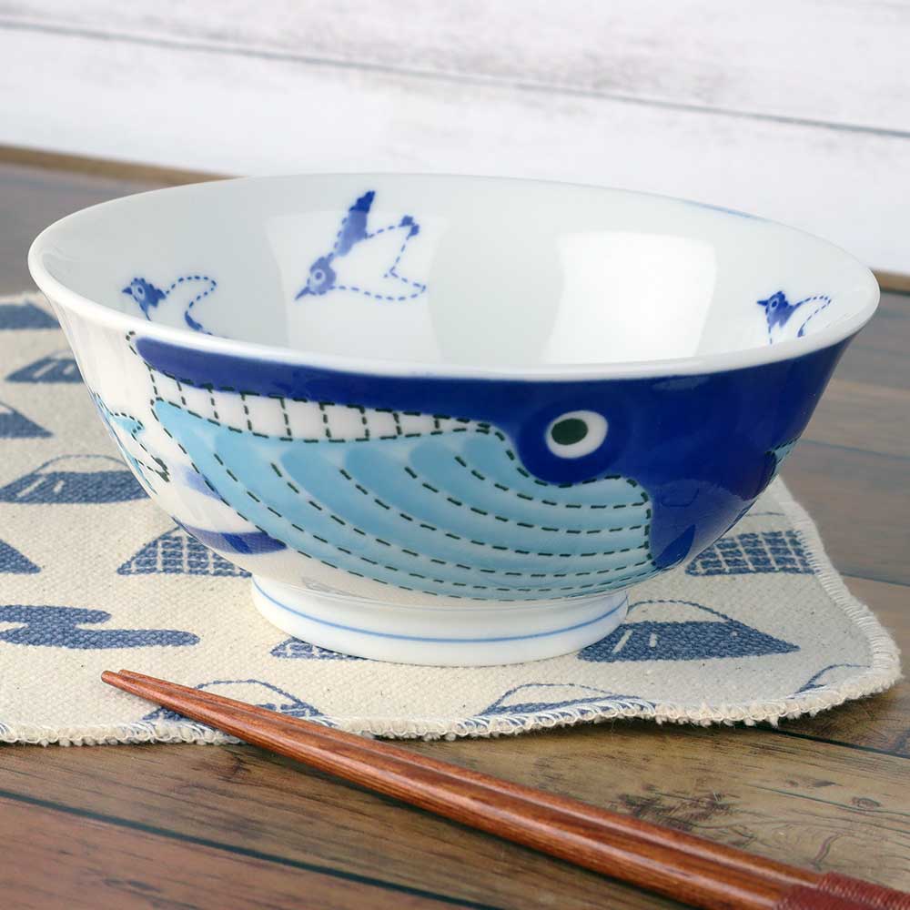 DAITOUA 鲸鱼汤姆 儿童拉面碗