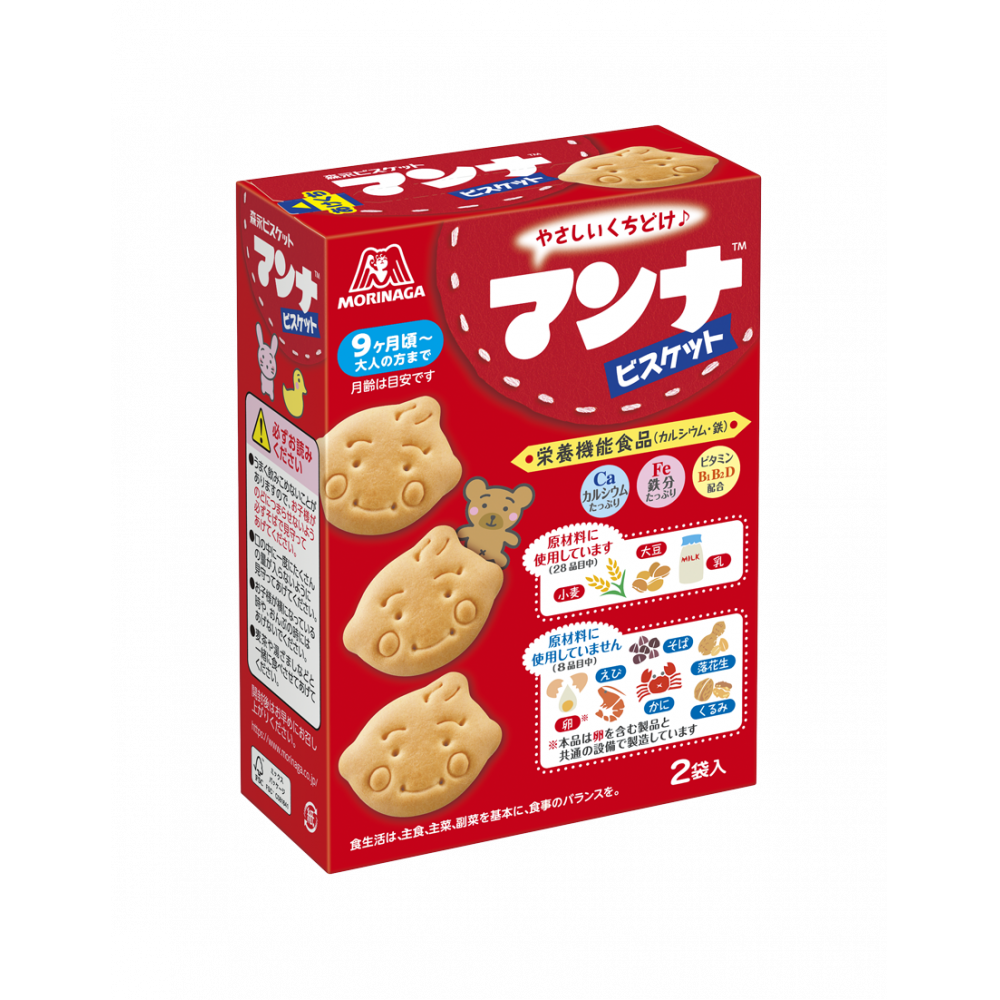 Morinaga Manna Biscuits 86G