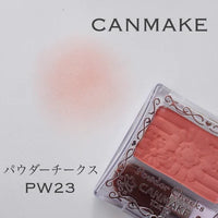 日本井田CANMAKE 胭脂粉 PW23 蜜桃粉紅