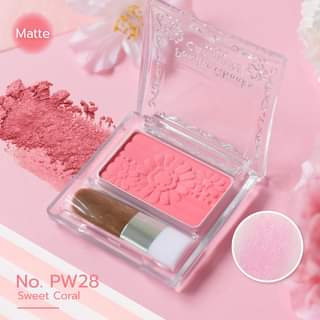 CANMAKE Powder Cheeks PW28 Sweet Coral