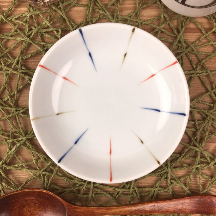 DAITOUA 三色十草 UK 3.5 盘子