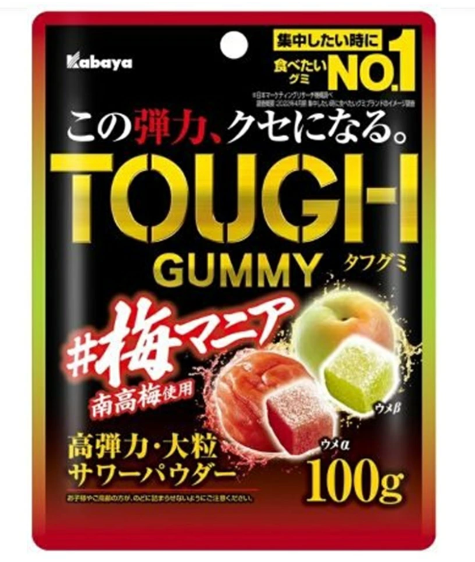 Kabaya Tough Gummy Ume Mania 100g