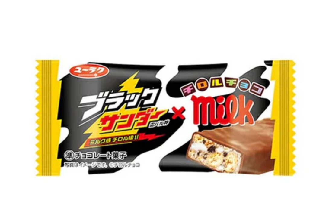 Yuraku Black Thunder Tirol Chocolate Milk 22g