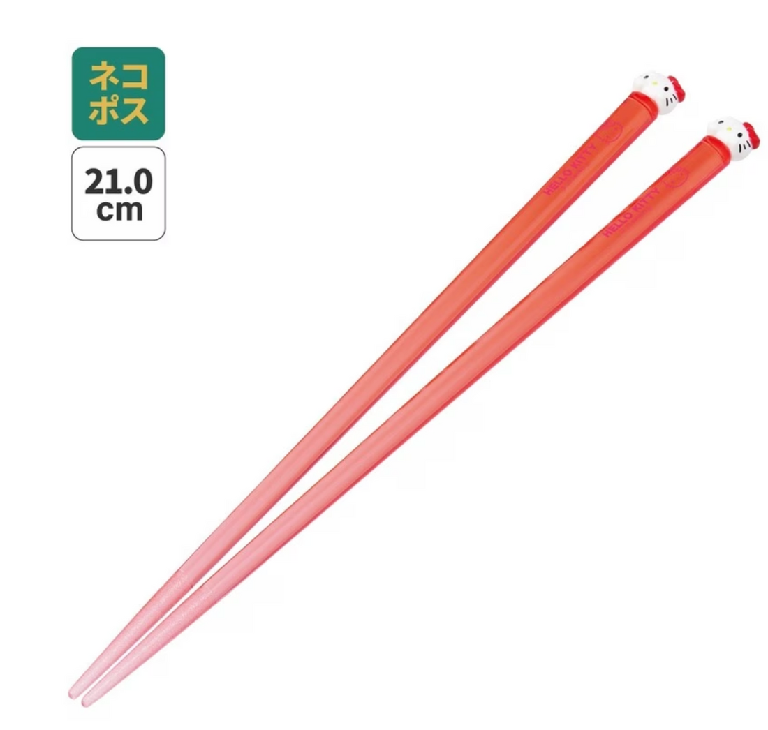 Sanrio Chopsticks with Mascot - Hello Kitty