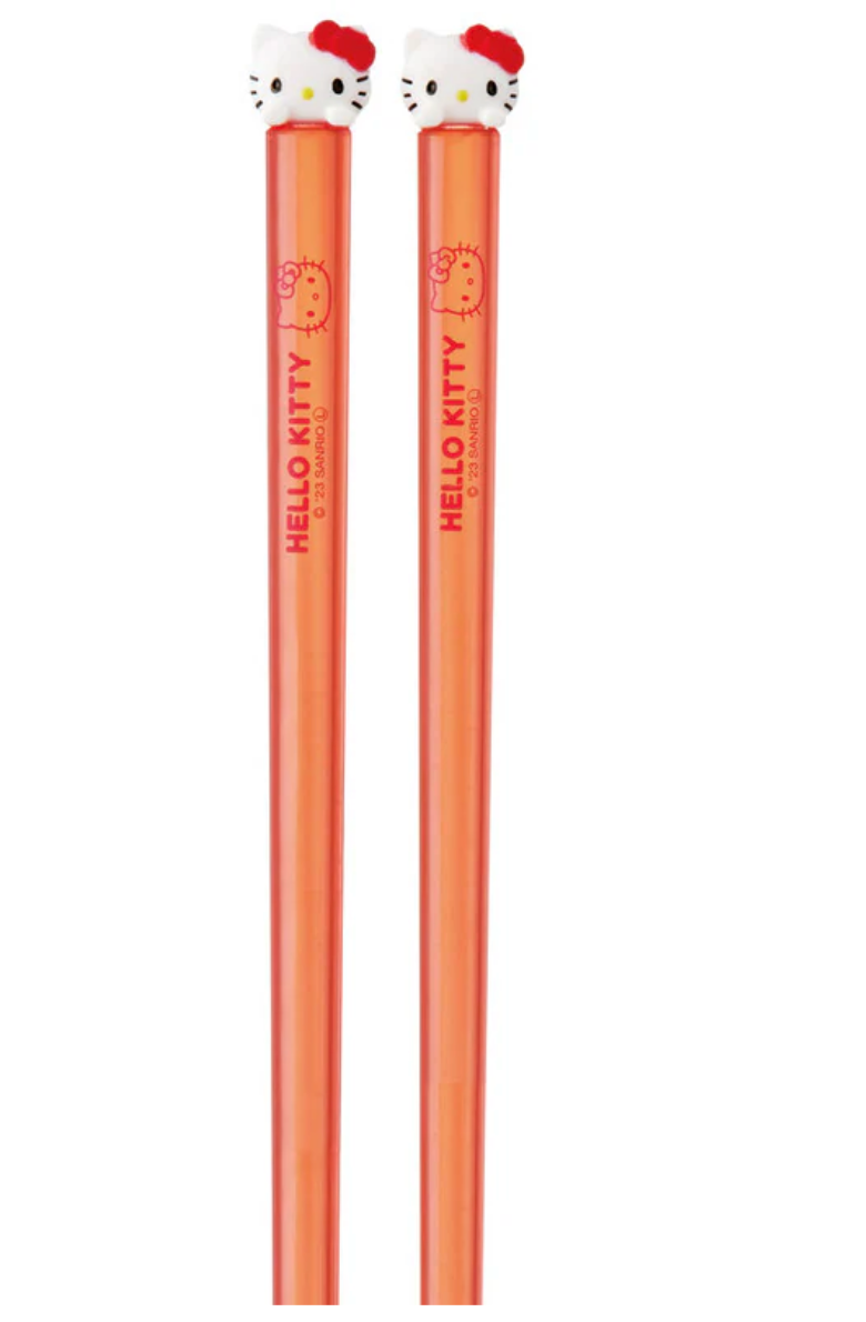 Sanrio Chopsticks with Mascot - Hello Kitty