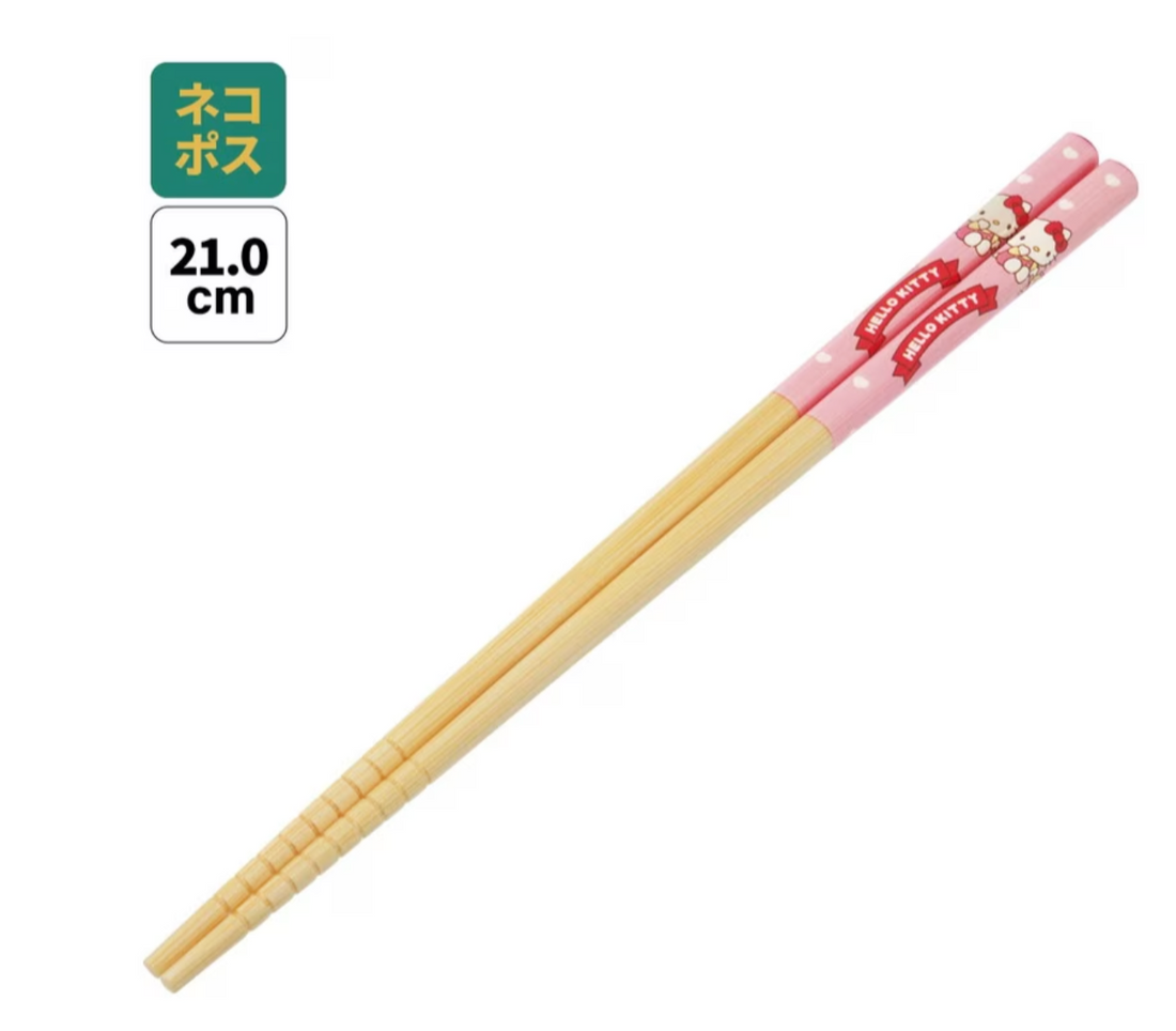 Sanrio Bamboo Chopsticks - Hello Kitty Friends