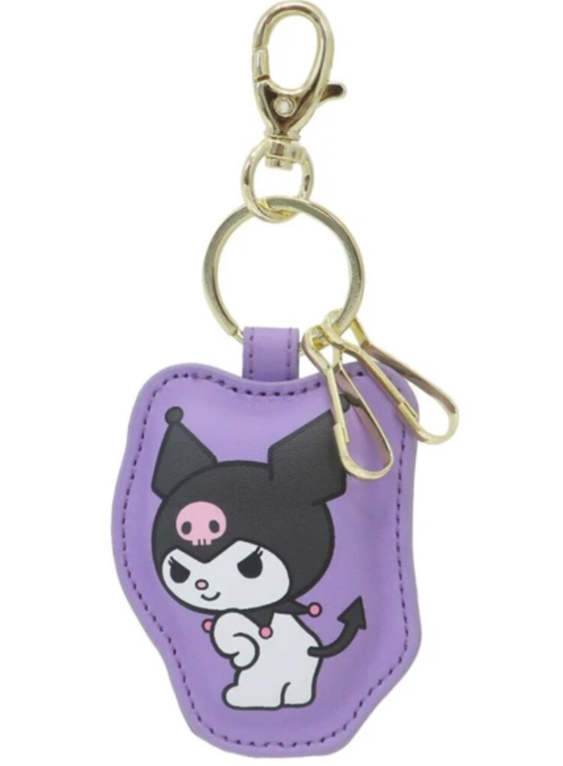 Sanrio Kuromi Plump Key Ring with Mirror Sanrio Keychain