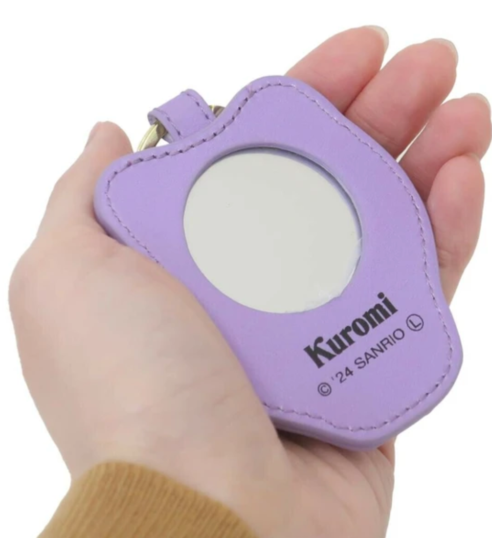 Sanrio Kuromi Plump Key Ring with Mirror Sanrio Keychain